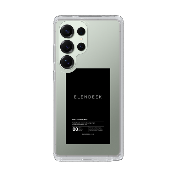 Slim Protection Case［ ELENDEEK - Logo Sticker - Black ］