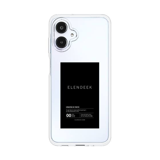 Slim Protection Case［ ELENDEEK - Logo Sticker - Black ］