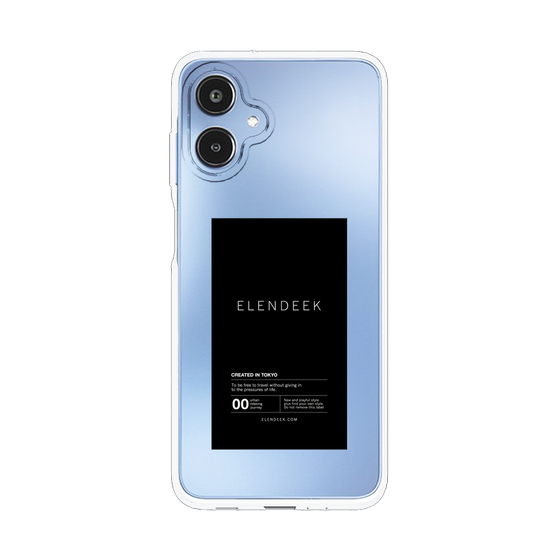 Slim Protection Case［ ELENDEEK - Logo Sticker - Black ］