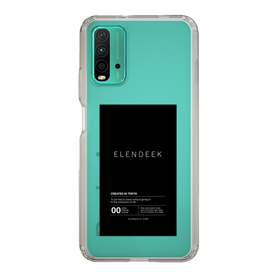 Slim Protection Case［ ELENDEEK - Logo Sticker - Black ］