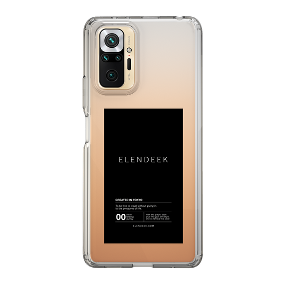Slim Protection Case［ ELENDEEK - Logo Sticker - Black ］