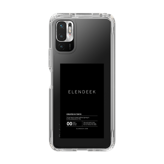 Slim Protection Case［ ELENDEEK - Logo Sticker - Black ］