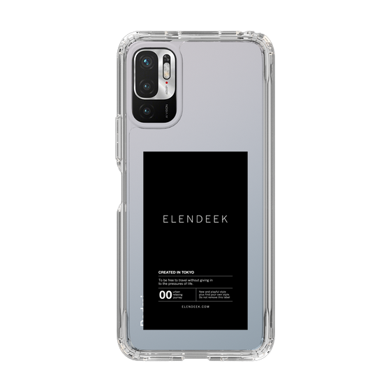 Slim Protection Case［ ELENDEEK - Logo Sticker - Black ］