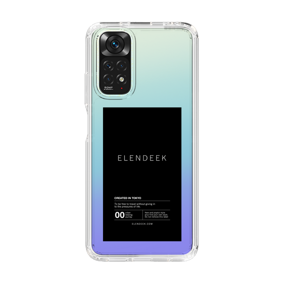 Slim Protection Case［ ELENDEEK - Logo Sticker - Black ］