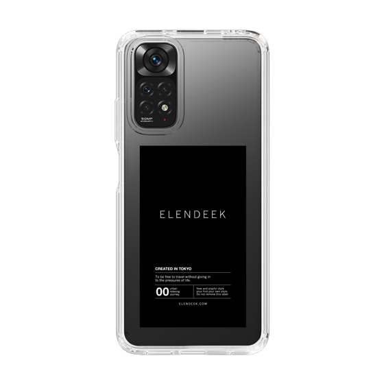 Slim Protection Case［ ELENDEEK - Logo Sticker - Black ］