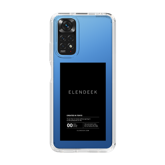 Slim Protection Case［ ELENDEEK - Logo Sticker - Black ］