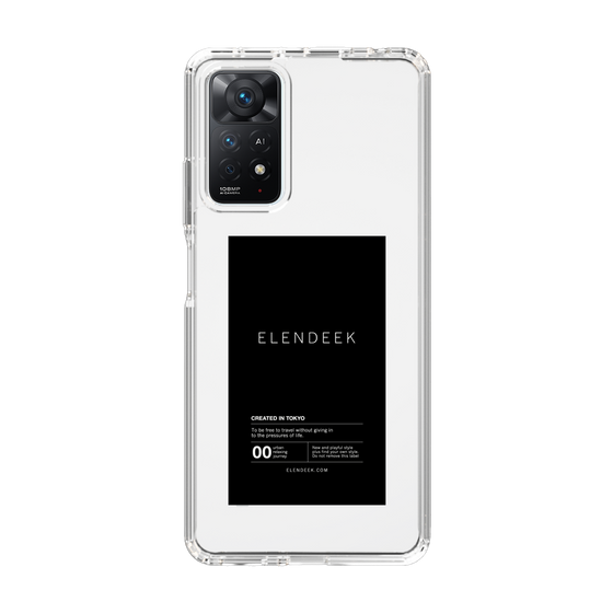 Slim Protection Case［ ELENDEEK - Logo Sticker - Black ］
