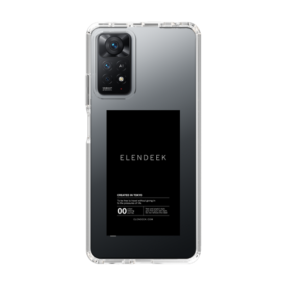 Slim Protection Case［ ELENDEEK - Logo Sticker - Black ］