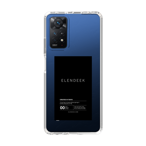 Slim Protection Case［ ELENDEEK - Logo Sticker - Black ］