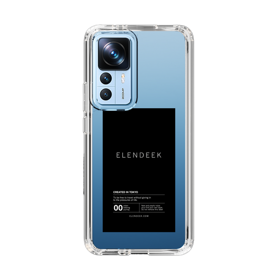 Slim Protection Case［ ELENDEEK - Logo Sticker - Black ］