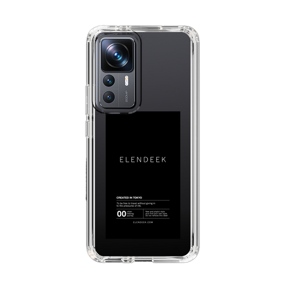 Slim Protection Case［ ELENDEEK - Logo Sticker - Black ］