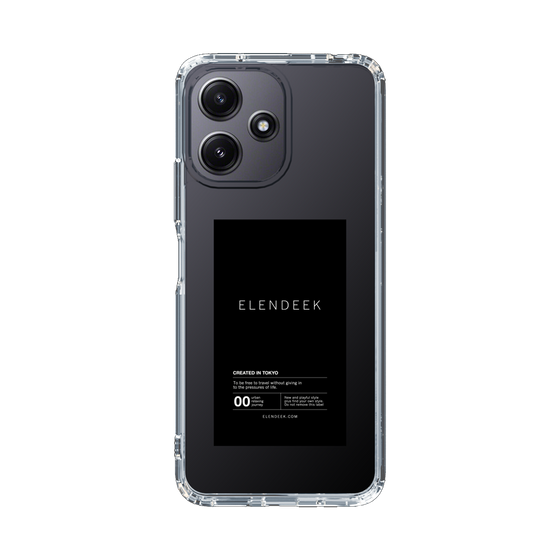Slim Protection Case［ ELENDEEK - Logo Sticker - Black ］