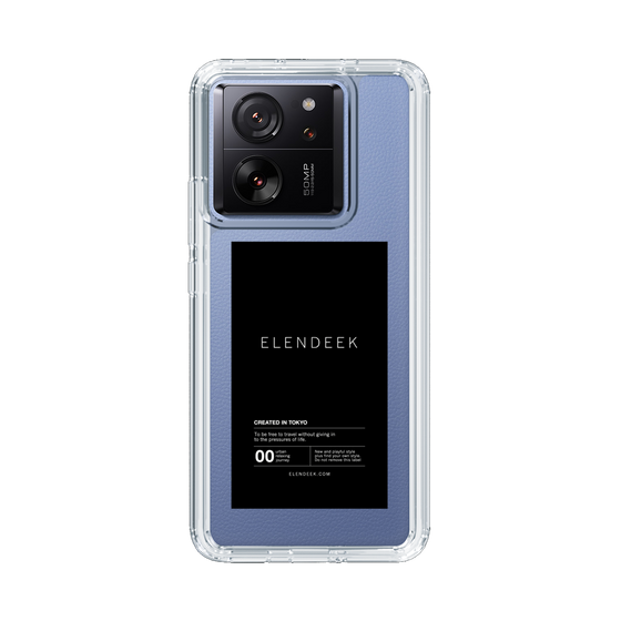 Slim Protection Case［ ELENDEEK - Logo Sticker - Black ］
