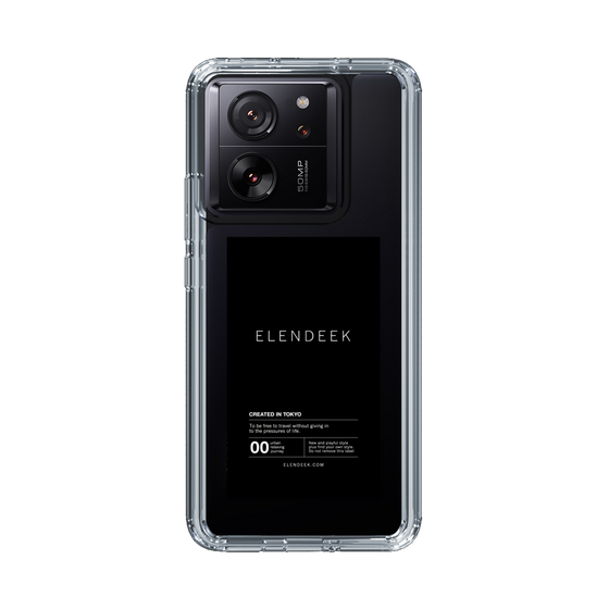 Slim Protection Case［ ELENDEEK - Logo Sticker - Black ］