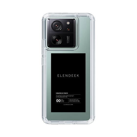 Slim Protection Case［ ELENDEEK - Logo Sticker - Black ］