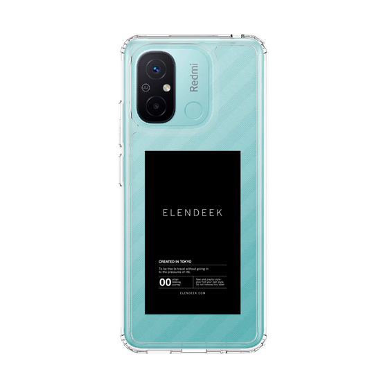 Slim Protection Case［ ELENDEEK - Logo Sticker - Black ］