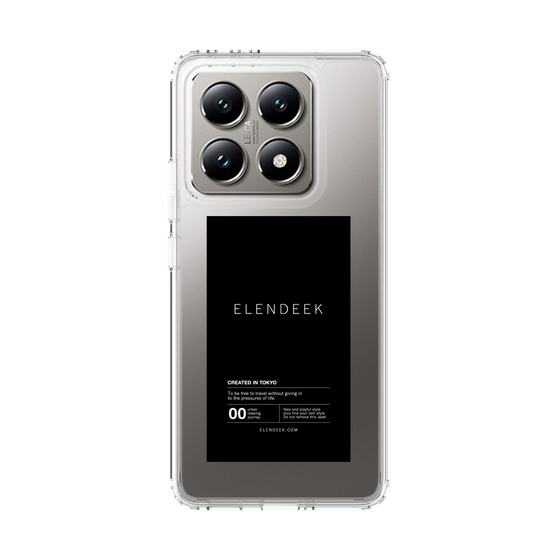 Slim Protection Case［ ELENDEEK - Logo Sticker - Black ］