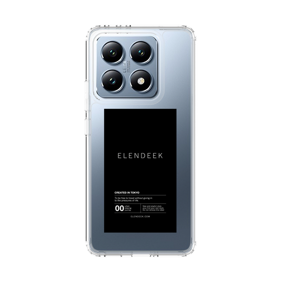 Slim Protection Case［ ELENDEEK - Logo Sticker - Black ］