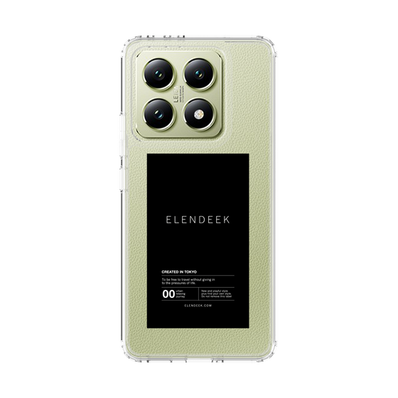 Slim Protection Case［ ELENDEEK - Logo Sticker - Black ］