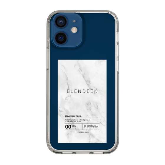 Slim Protection Case［ ELENDEEK - Logo Sticker - Marble ］