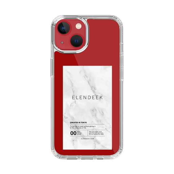 Slim Protection Case［ ELENDEEK - Logo Sticker - Marble ］