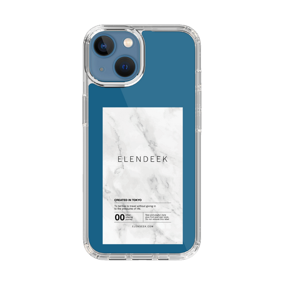 Slim Protection Case［ ELENDEEK - Logo Sticker - Marble ］