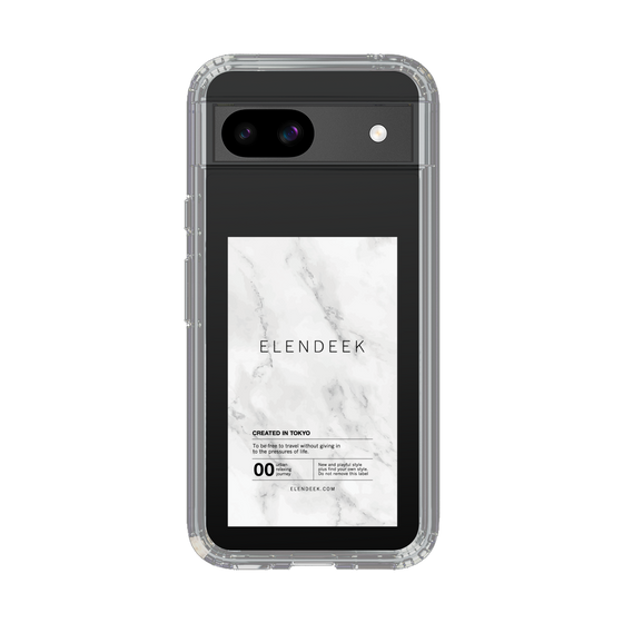 Slim Protection Case［ ELENDEEK - Logo Sticker - Marble ］