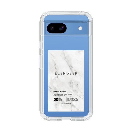 Slim Protection Case［ ELENDEEK - Logo Sticker - Marble ］