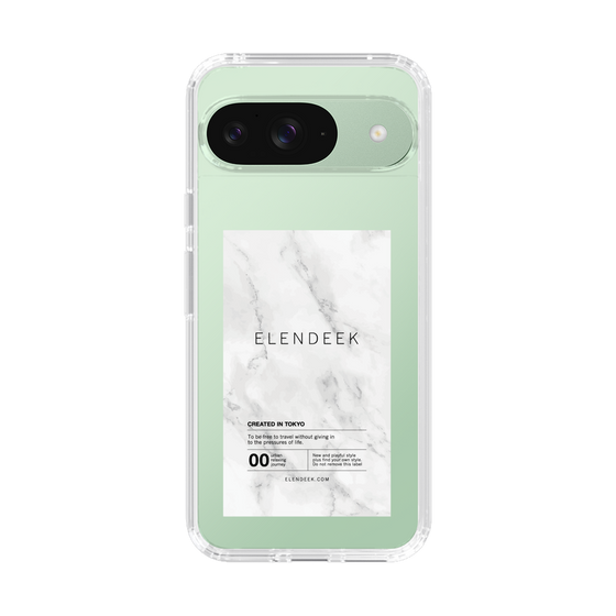 Slim Protection Case［ ELENDEEK - Logo Sticker - Marble ］