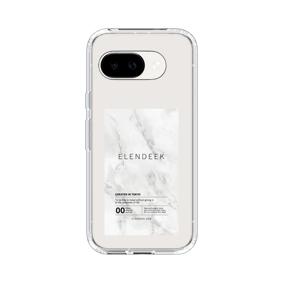 Slim Protection Case［ ELENDEEK - Logo Sticker - Marble ］