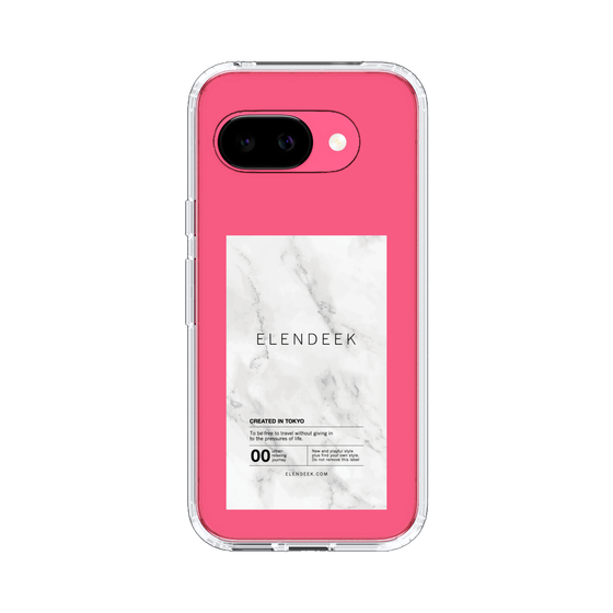 Slim Protection Case［ ELENDEEK - Logo Sticker - Marble ］