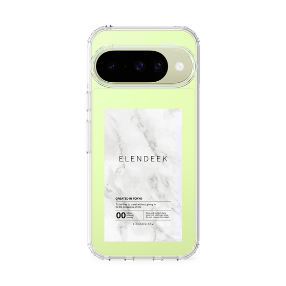 Slim Protection Case［ ELENDEEK - Logo Sticker - Marble ］