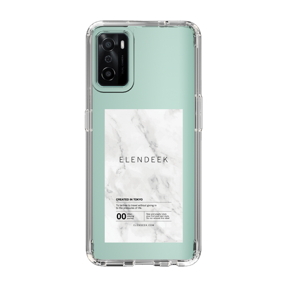 Slim Protection Case［ ELENDEEK - Logo Sticker - Marble ］