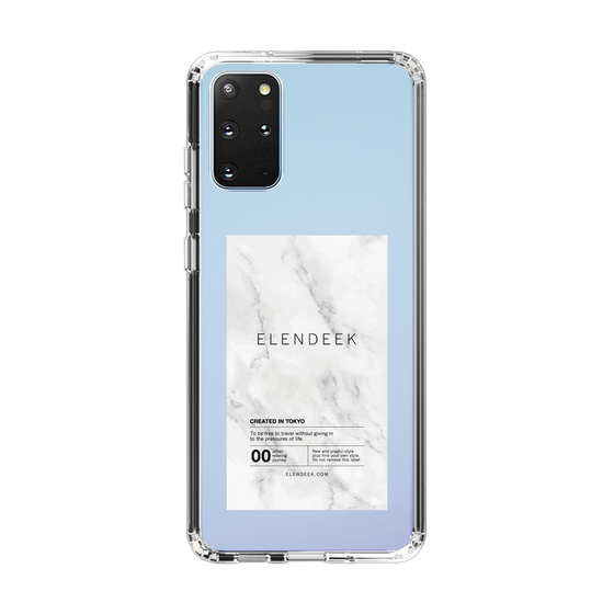 Slim Protection Case［ ELENDEEK - Logo Sticker - Marble ］