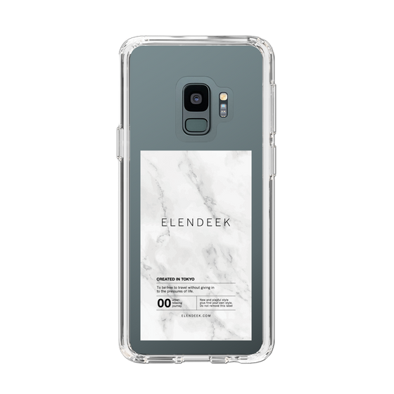 Slim Protection Case［ ELENDEEK - Logo Sticker - Marble ］