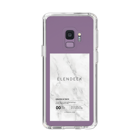 Slim Protection Case［ ELENDEEK - Logo Sticker - Marble ］
