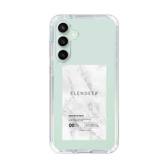 Slim Protection Case［ ELENDEEK - Logo Sticker - Marble ］