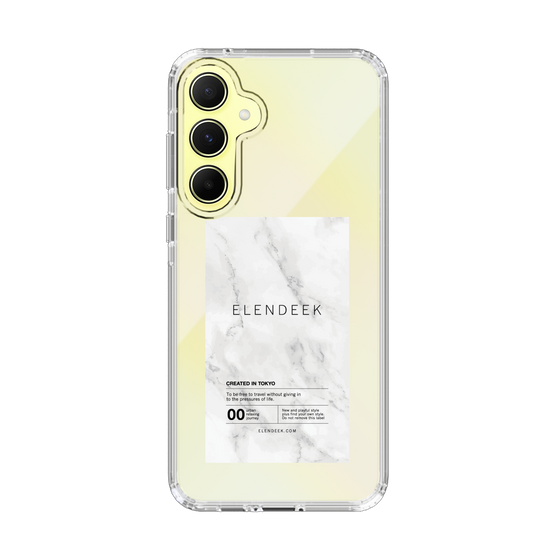 Slim Protection Case［ ELENDEEK - Logo Sticker - Marble ］