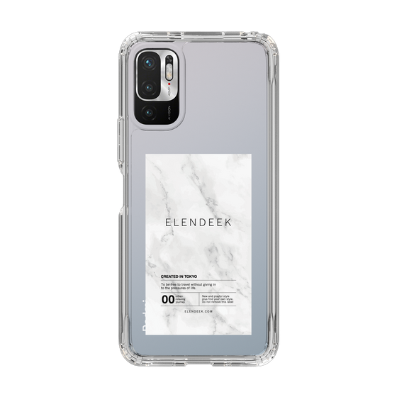 Slim Protection Case［ ELENDEEK - Logo Sticker - Marble ］