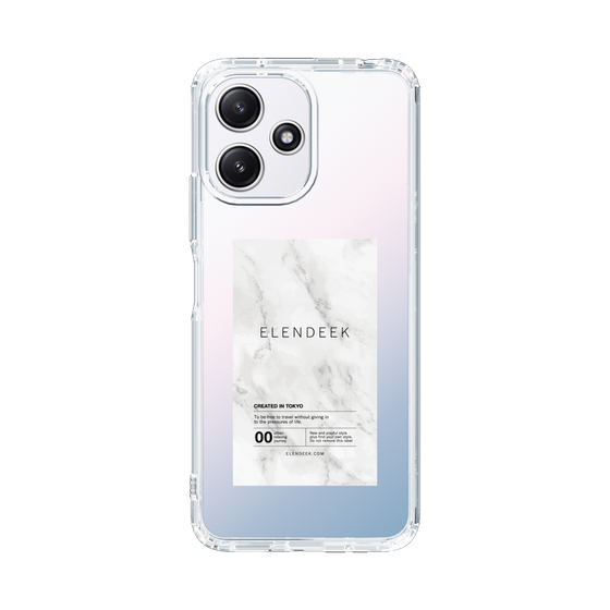 Slim Protection Case［ ELENDEEK - Logo Sticker - Marble ］