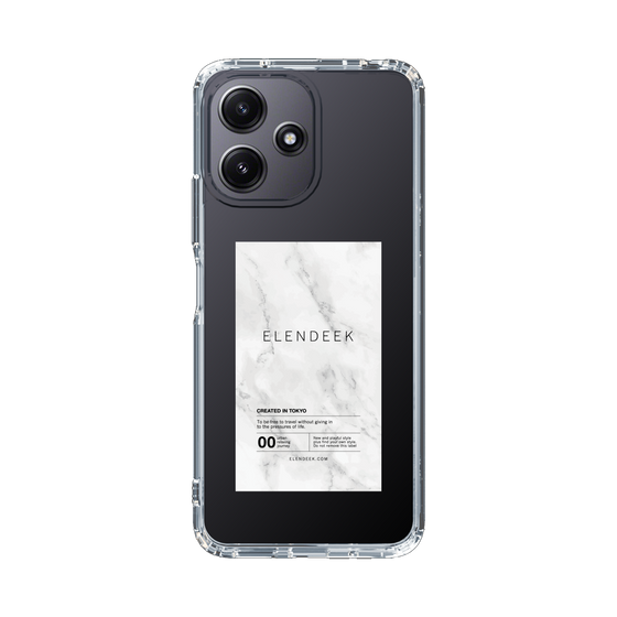 Slim Protection Case［ ELENDEEK - Logo Sticker - Marble ］