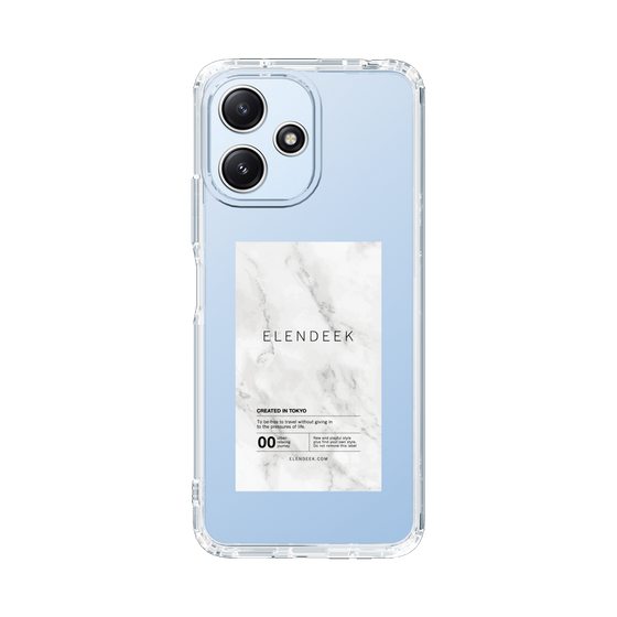 Slim Protection Case［ ELENDEEK - Logo Sticker - Marble ］