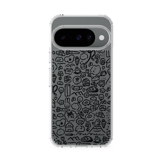 Slim Protection Case［ Mokmokchan - All-over Pattern ］