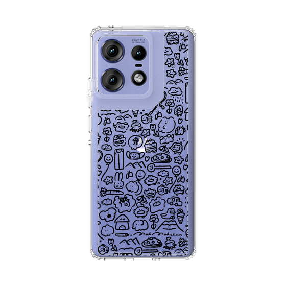 Slim Protection Case［ Mokmokchan - All-over Pattern ］
