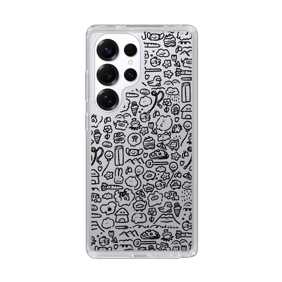 Slim Protection Case［ Mokumoku-chan - All-over Pattern ］