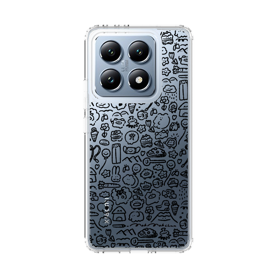 Slim Protection Case［ Mokmokchan - All-over Pattern ］
