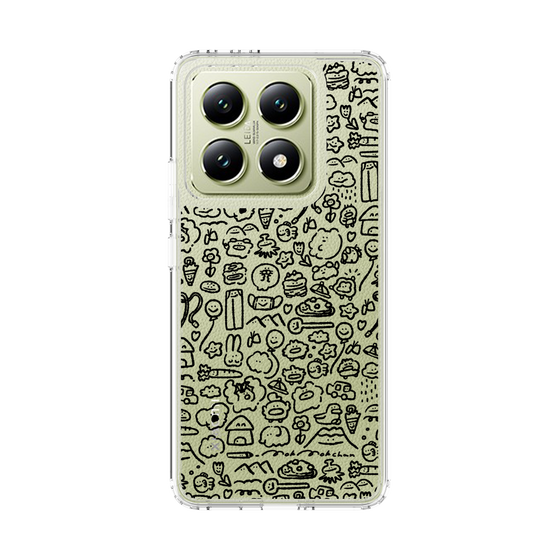 Slim Protection Case［ Mokmokchan - All-over Pattern ］