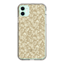 Slim Protection Case［ Ungrid - FlowerPrint - Beige ］