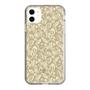 Slim Protection Case［ Ungrid - FlowerPrint - Beige ］
