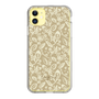 Slim Protection Case［ Ungrid - FlowerPrint - Beige ］